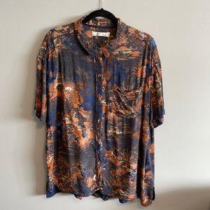 Free People Share Good Vibes Button Down